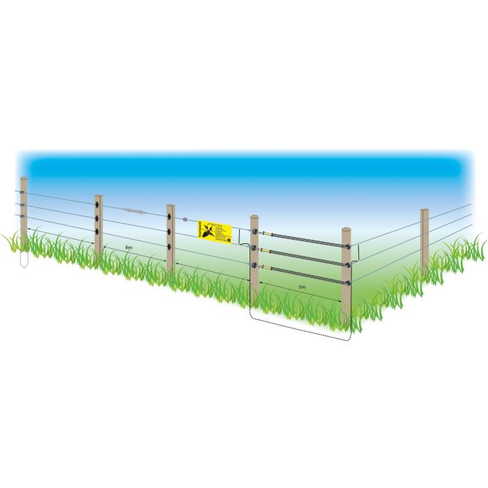 Kit portillon avec ressort standard HORIZONT X2